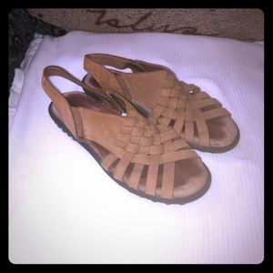 Tan sandals